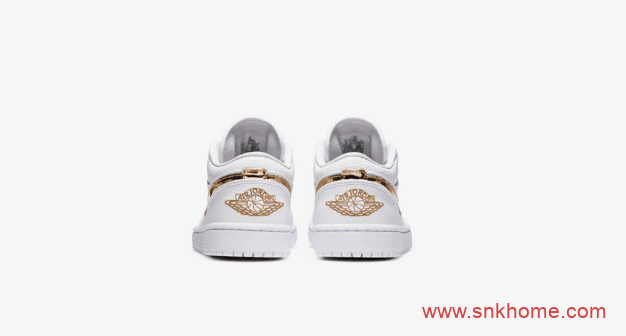 Air Jordan 1 Low “Metallic Gold” AJ1白金低帮发售日期 货号：CZ4776-100