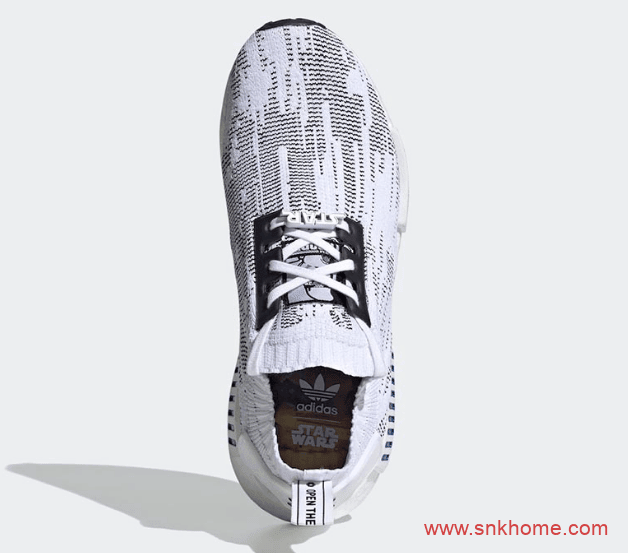 阿迪达斯NMD小白鞋附赠鞋带 Star Wars x adidas NMD R1 “Stormtrooper” 阿迪达斯NMD星球大战联名 货号：FY2457