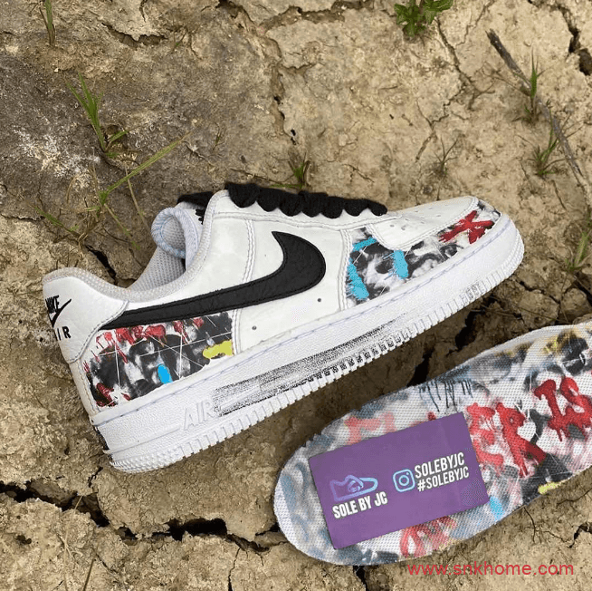 PEACEMINUSONE x Nike Air Force 1 “Para-noise” 空军小雏菊权志龙2.0上脚图来了 货号：DD3223-100