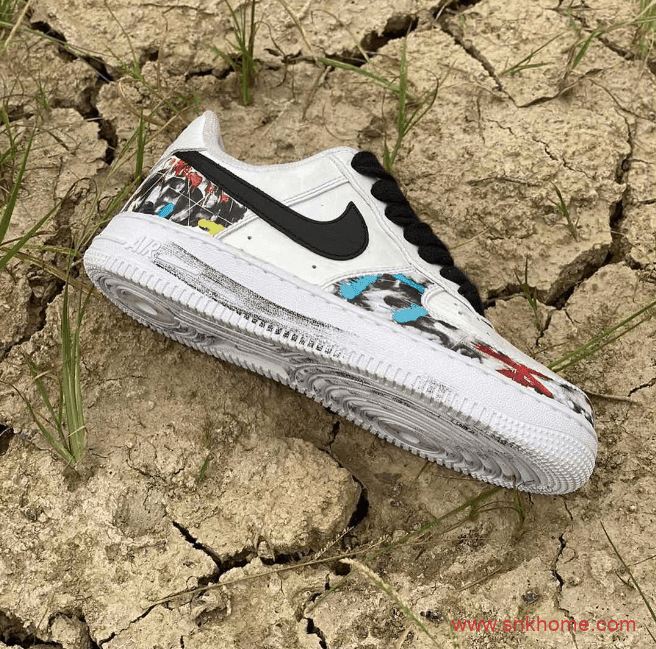 PEACEMINUSONE x Nike Air Force 1 “Para-noise” 空军小雏菊权志龙2.0上脚图来了 货号：DD3223-100