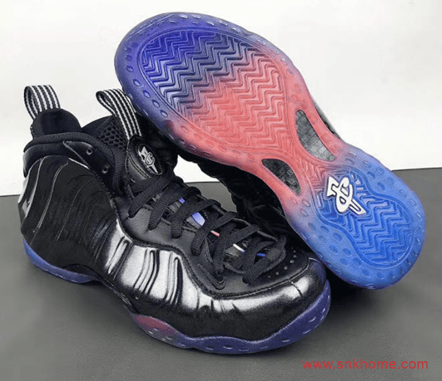 Nike Air Foamposite One QS耐克黑色喷泡渐变外底全 喷泡新配色发售日期 货号：CU8063-001