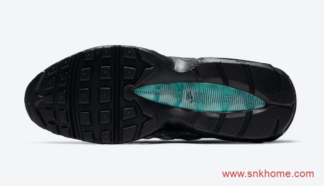 耐克黑色老爹鞋 Nike Air Max 95 耐克MAX95气垫全黑色官图曝光 货号：DA7735-001
