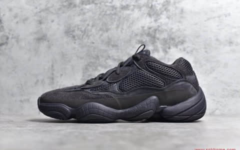 椰子500黑色黑武士 adidas Yeezy 500 Utility Black 王智同款椰子500纯原版本 货号：F36640