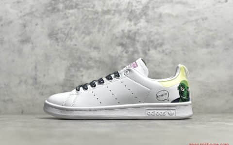 阿迪达斯小白鞋 adidas Stan Smith 阿迪达斯史密斯黄尾 货号：EG5152