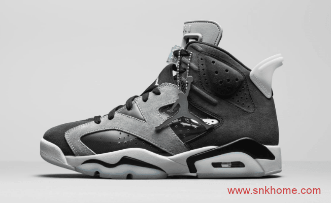 AJ6黑白灰新配色 Air Jordan 6 Retro WMNS发售日期 货号：CK6635-001