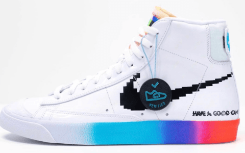 耐克开拓者电玩主题 NIKE Blazer Mid 开拓者高帮夜光电玩新玩法 货号：DC3280-101