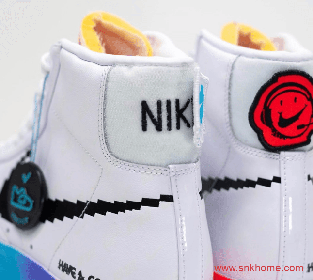 耐克开拓者电玩主题 NIKE Blazer Mid 开拓者高帮夜光电玩新玩法 货号：DC3280-101