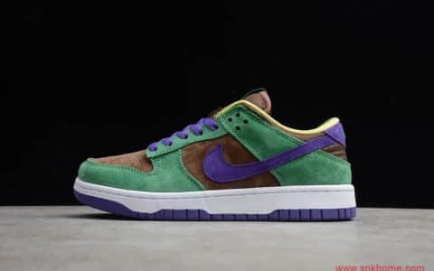 耐克Dunk麂皮低帮板鞋 公司级版本NIKE SB DUNK 棕绿 货号：CT2552-700