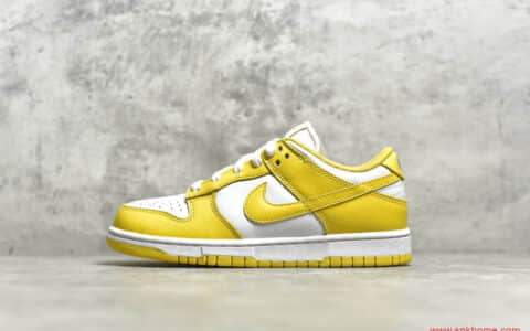 耐克Dunk SB板鞋黄白色 Dunk Low SP Syracuse 2020WHITE/YELLOW 货号：CU1726-901