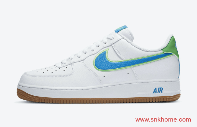 耐克空军湖水蓝配色低帮 Nike Air Force 1 Low 空军白蓝耐克小白鞋值得期待 货号：DA4660-100