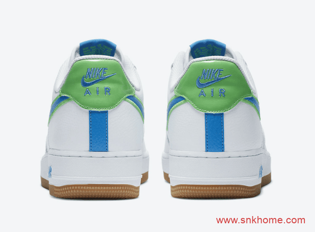 耐克空军湖水蓝配色低帮 Nike Air Force 1 Low 空军白蓝耐克小白鞋值得期待 货号：DA4660-100