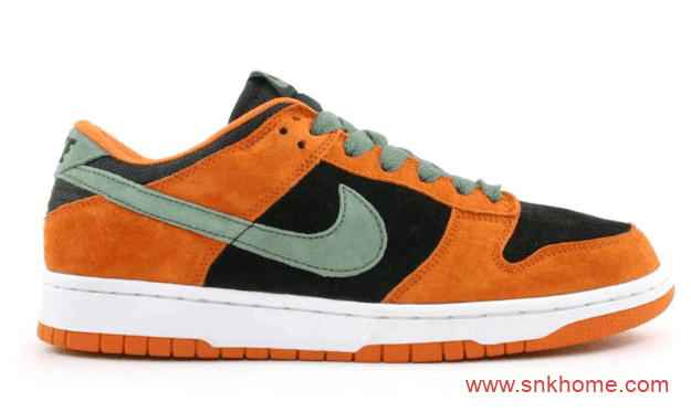 耐克Dunk黑橙丑小鸭套装 Nike Dunk Low SP “Ceramic”胡萝卜配色发售日期 货号：DA1469-001