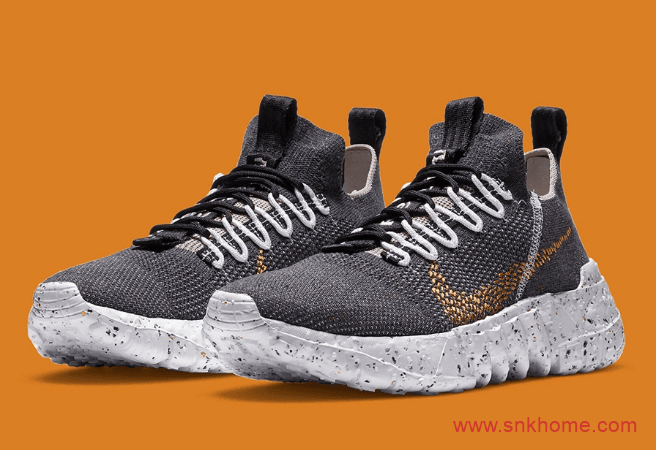 耐克回收垃圾鞋黑色新配色 Nike Space Hippie 01 耐克环保鞋发售日期 货号：CZ6148-002