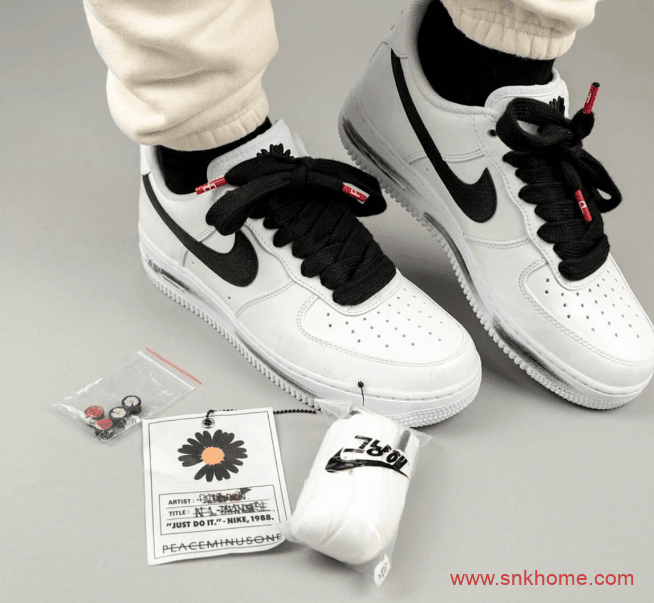 PEACEMINUSONE x Nike Air Force 1 “Para-Noise 2.0” 空军小雏菊刮刮乐权志龙2.0 货号：DD3223-100