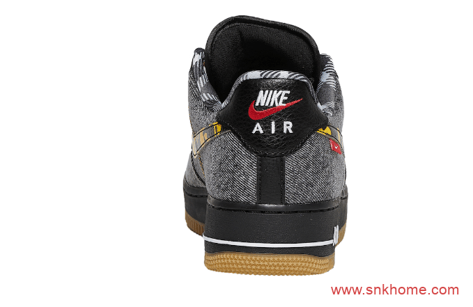 Nike Air Force 1 耐克空军单宁迷彩材质 规格超级高 新款空军发售日期 货号：DB1964-001