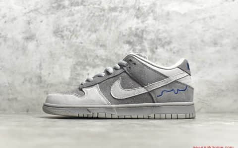 耐克Dunk灰色麂皮低帮 NIKE DUNK SB LONDON 耐克伦敦泰晤士河配色 货号：308269-111