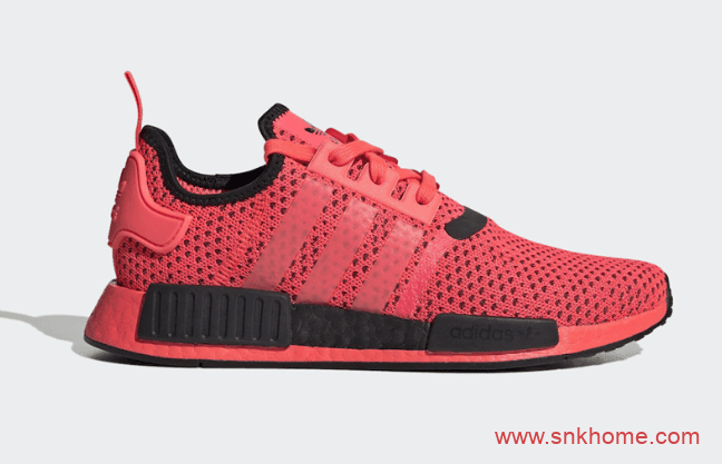 阿迪达斯NMD西瓜红配色 全新adidas NMD R1发售日期 货号：FV1740