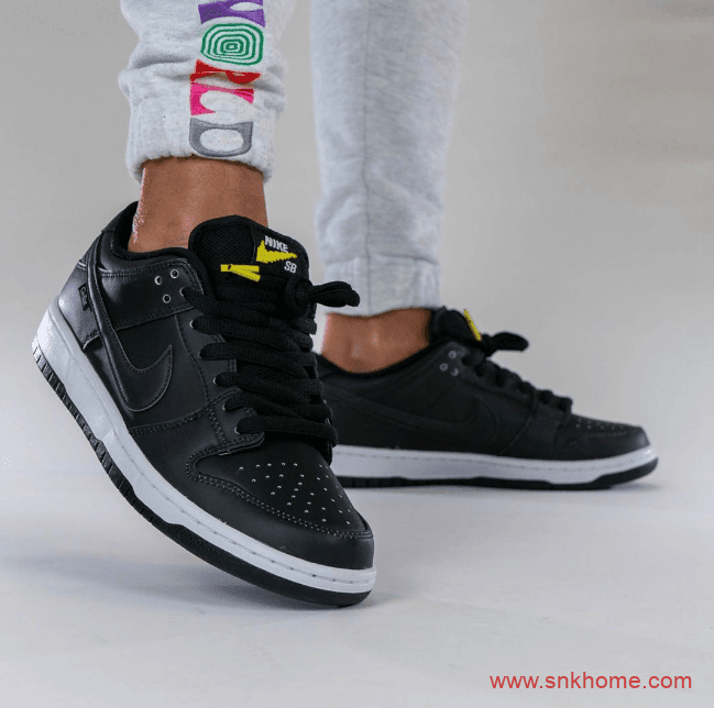 耐克Dunk热成像 Civilist x Nike SB Dunk Low 黑色低帮Dunk上脚图 货号：CZ5123-001