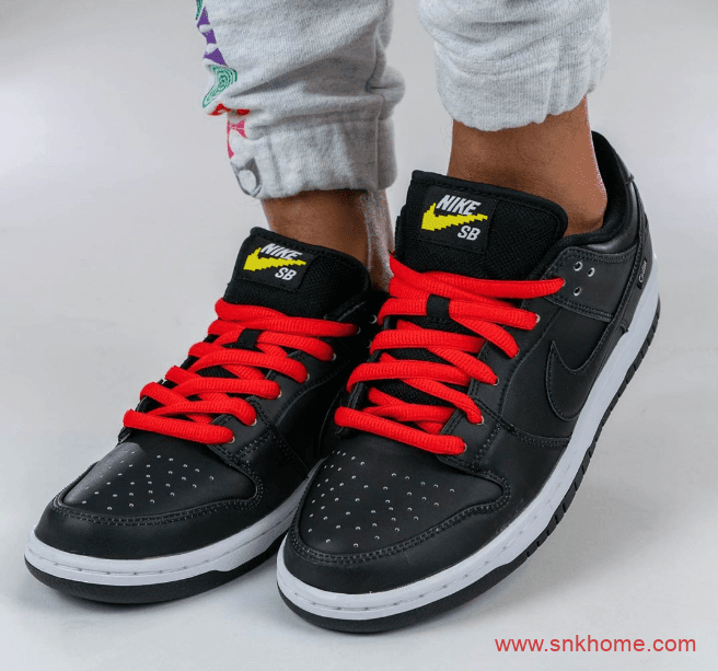 耐克Dunk热成像 Civilist x Nike SB Dunk Low 黑色低帮Dunk上脚图 货号：CZ5123-001