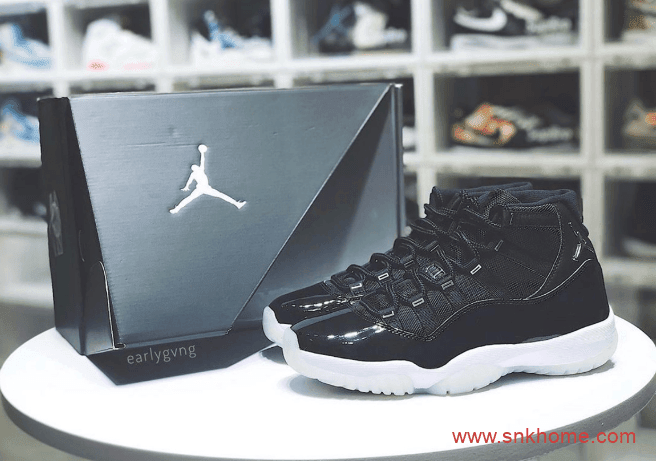 AJ11大魔王2.0实战球鞋 Air Jordan 11 “25th Anniversary” AJ11黑白高帮球鞋 货号：CT8012-011