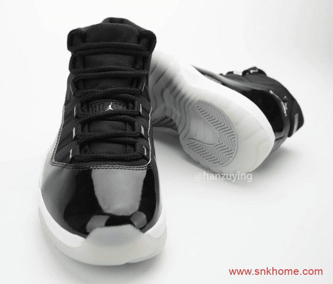 AJ11大魔王2.0实战球鞋 Air Jordan 11 “25th Anniversary” AJ11黑白高帮球鞋 货号：CT8012-011