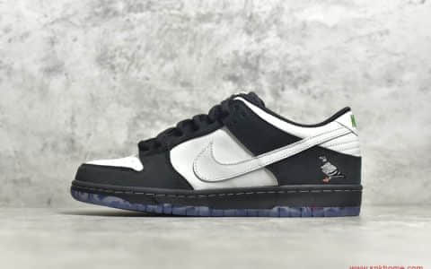 耐克Dunk SB低帮鸽子联名 Staple x Dunk SB Low Pro OG 耐克Dunk黑白色低帮 货号：BV1310-013