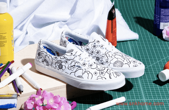 VANS Era U-Color 万斯定制系列 万斯小白鞋网格DIY鞋款已经发售