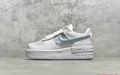 耐克空军马卡龙解构鞋 NIKE WMNS Air Force 1 Shadow CJ纯原版本耐克空军小白鞋 货号：DA4286-100