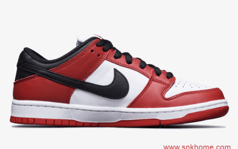 耐克Dunk芝加哥白红低帮即将发售 Nike Dunk SB Low “Chicago” 耐克Dunk芝加哥复刻 货号：BQ6817-600