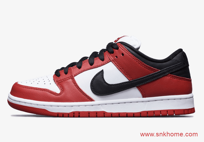 耐克Dunk芝加哥白红低帮即将发售 Nike Dunk SB Low “Chicago” 耐克Dunk芝加哥复刻 货号：BQ6817-600