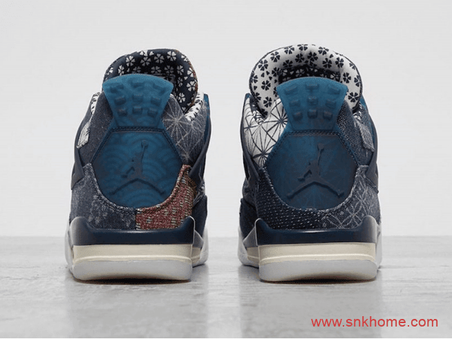 aj4 sashiko on feet