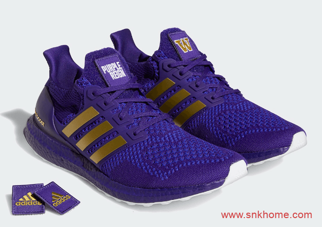 阿迪达斯UB1.0可替换 Logo 魔术贴 adidas Ultra Boost 1.0 “Indiana” UB系列NCAA八个专属配色 货号：FY5807