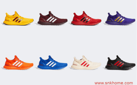 阿迪达斯UB1.0可替换 Logo 魔术贴 adidas Ultra Boost 1.0 “Indiana” UB系列NCAA八个专属配色 货号：FY5807