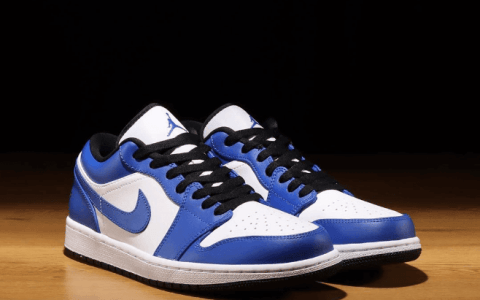 AJ1小风暴蓝低帮 Air Jordan 1 Low “Game Royal”已经发售 AJ1白蓝低帮 货号：553558-124