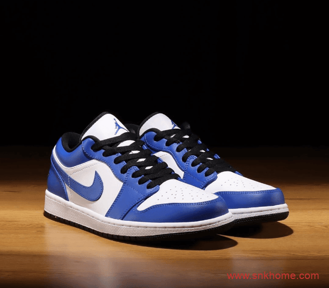 AJ1小风暴蓝低帮 Air Jordan 1 Low “Game Royal”已经发售 AJ1白蓝低帮 货号：553558-124