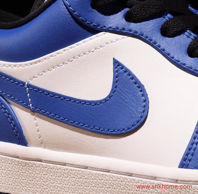 AJ1小风暴蓝低帮 Air Jordan 1 Low “Game Royal”已经发售 AJ1白蓝低帮 货号：553558-124