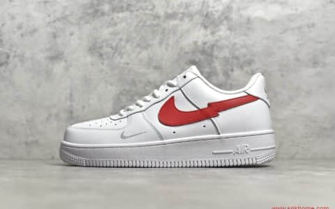 耐克空军白红断钩低帮NIKE Air Force 1 '07 LV8"2020 Latest Euro Tour“空军小白鞋 货号：CW7577-100