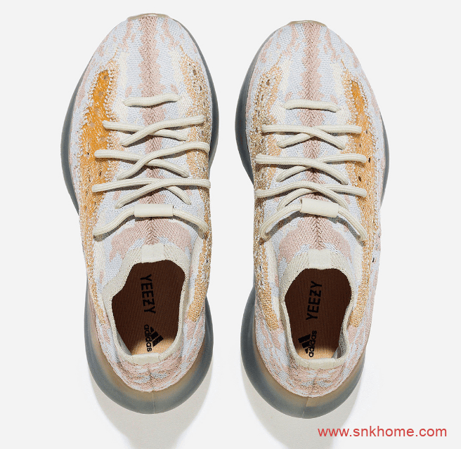 椰子380胡椒配色发售日期 adidas Yeezy Boost 380 “Pepper” 椰子380实物图 货号：FZ1269