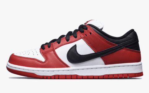 Nike Dunk SB Low “Chicago” 耐克Dunk芝加哥低帮白红配色发售日期 货号：BQ6817-600