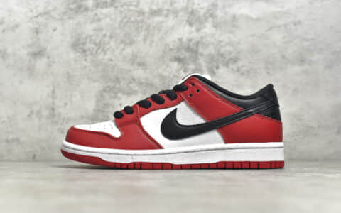 耐克Dunk芝加哥白红低帮 NIKE Dunk J-Pack Shadow CJ纯原版本耐克芝加哥配色 货号：BQ6817-600