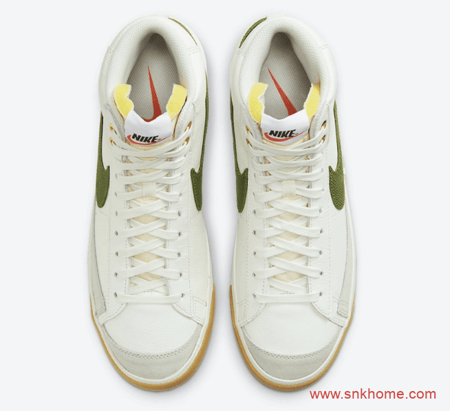 Nike Blazer Mid’77 耐克开拓者高帮 耐克高帮小白鞋新款即将发售 货号：DC1706-100