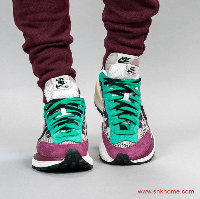 耐克Sacai联名款走秀鞋上脚图 sacai x Nike VaporWaffle发售日期 货号：DD3035-200