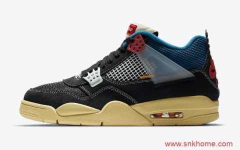 Union x AJ4蓝粉 海军蓝两个配色发售日期 Union x Air Jordan 4即将亮相  货号：DC9533-001/DC9533-800