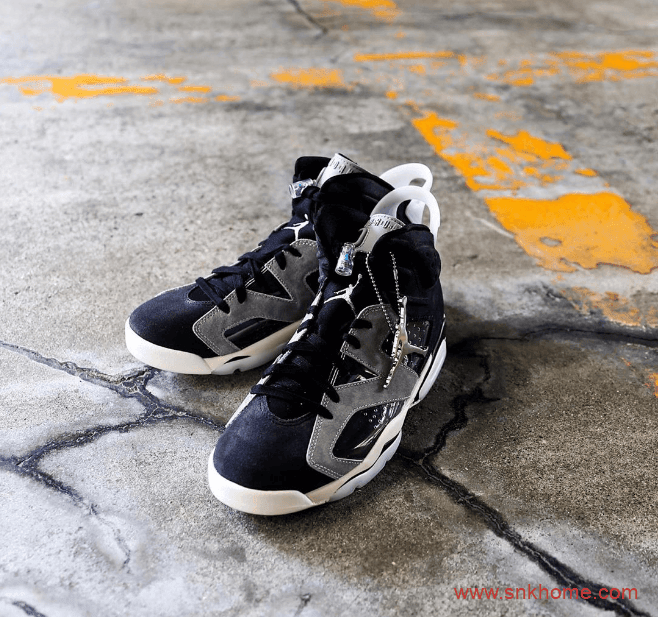 Air Jordan 6 WMNS “Smoke Grey” AJ6透明底黑灰麂皮新款发售日期 货号：CK6635-001