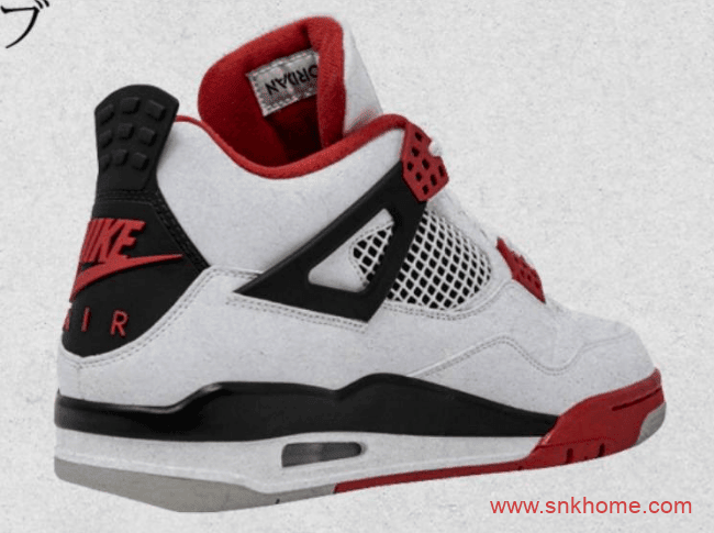 AJ4白红2020复刻要来了 Air Jordan 4 “Fire Red” 经典配色AJ4白红发售日期 货号：DC7770-160