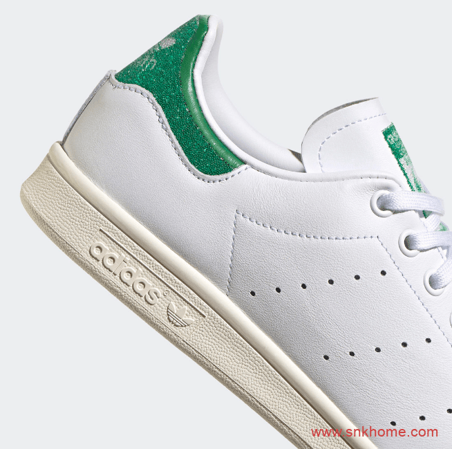 史密斯绿尾碎钻 Swarovski x adidas Stan Smith 阿迪达斯史密斯施华洛世奇联名 货号： FX7482