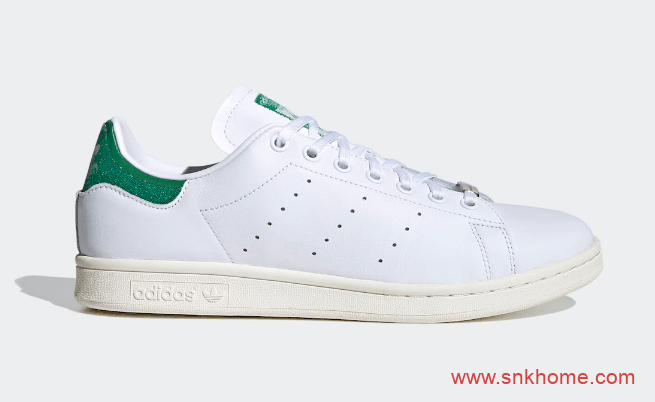 史密斯绿尾碎钻 Swarovski x adidas Stan Smith 阿迪达斯史密斯施华洛世奇联名 货号： FX7482