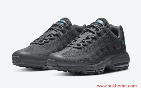 耐克MAX95烟灰色气垫 Nike Air Max 95 Ultra 高规格耐克MAX95Ultra 版本 货号：DC1934-001