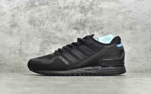 阿迪达斯三叶草ZX700黑色跑鞋 adidas Originals ZX700 HD”Slivre” 阿迪达斯复刻 货号：FV8488