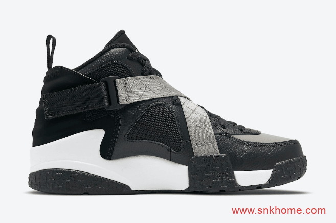 Nike Air Raid 史上最伟大的复刻 耐克AR黑灰配色绑带魔术贴球鞋复刻 货号：DC1412-001